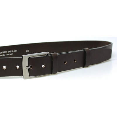 Penny Belts pánský kožený opasek 34-40 tmavě hnědý