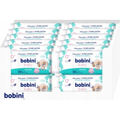 BOBINI Vlhčené ubrousky pro děti 24 balení