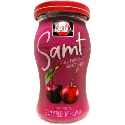 SCHWARTAU SAMT ZWEIERLEI KIRSCHEN ovocná marmeláda 270 g
