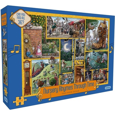 Gibsons Пъзел Gibsons от 1000 части - Детски песнички през годините (G7139)