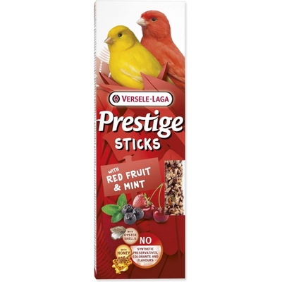Versele Laga Prestige Sticks tyčinky s ovocím a mätou pre kanáriky 60g