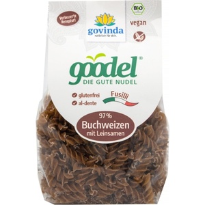Govinda Био паста Goodel Fusilli, елда и ленено семе - 250 г
