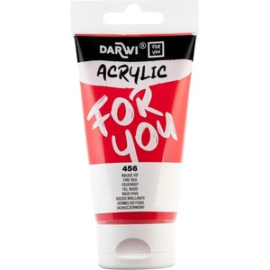 Darwi Dfy АКРИЛНА боя Fire Red 75 ml 1 бр (DF5150075456C)
