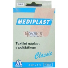 Mediplast Classic textilná náplasť s vankúšikom 6 cm x 1 m