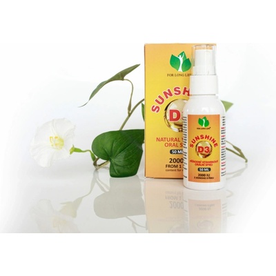 SUNSHINE D3 Vitamín sprej 2000 IU,>2 ml na 120 dní For Long