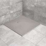 Radaway Kyntos C квадратно композитно душ корито 80x80 см, циментово сиво (HKC8080-74)
