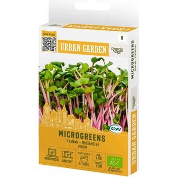 Seklos Органик семена Микро Репички Веном / Raphanus sativus L - Urban garden