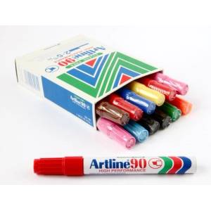 Artline Marker 90 5.0 асортирани цветове (EK-90 12 ass.)
