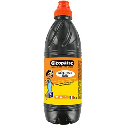 CLEOPATRE Prstová barva tempera NEFERTARI BABY 1 Kg Černá