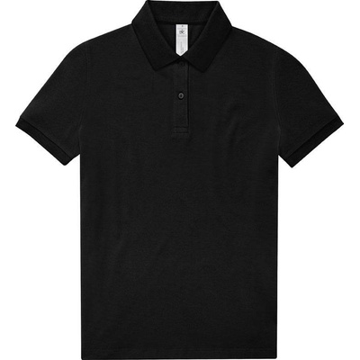 B&C My Polo 180 /women Dámske piqué polo čierna