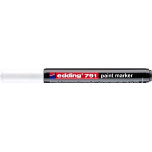 edding Лаков маркер, 1-2 мм, edding "791", бял 4-791049 (4-791049)