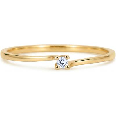 Cutie Jewellery gold Zásnubní prsten Z6733 2948 ze zlata se zirkonem Žlutá