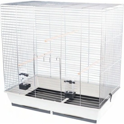 Inter Zoo Pet Products Klietka pre vtáky GONZO zinc 78 x 47,5 x 79 cm SVETLO ŠEDÁ
