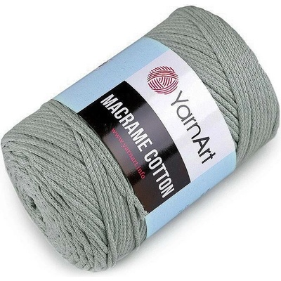 Stoklasa Pletací příze Macrame Cotton 250 g Balení: 1 ks, Varianta: 47 (794) šedozelená sv. 47 (794) šedozelená sv.