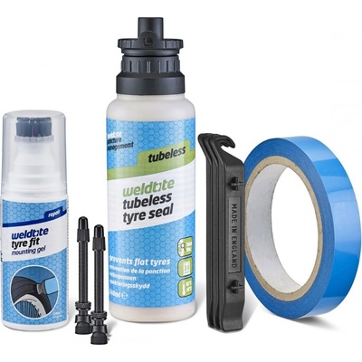 Weldtite konverzný kit COMPLETE Tubeless Road CONVERSION SYSTEM