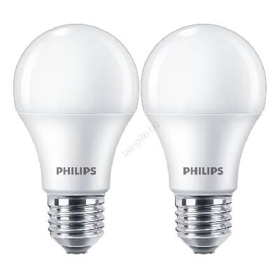 К-кт 2x LED Крушка Philips A60 E27/10W/230V 4000K (P6073)