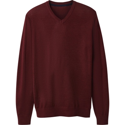 esmara Men pánský svetr s příměsí merino vlny bordó – Zboží Dáma