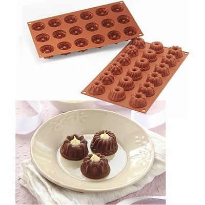 Silikomart forma silikon 18ks mini bábovky 4,v. 2,2cm