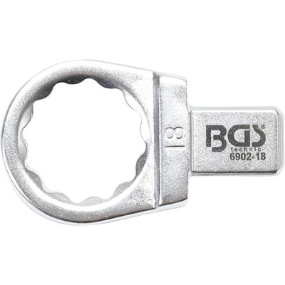 BGS Technic Nástrčný očkový kľúč 18 mm upnutie 9 x 12 mm BGS 6902-18