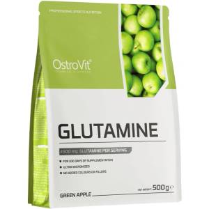 OstroVit Glutamine Powder [500 грама] Зелена ябълка