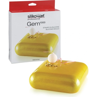 Silikomart forma silikon design zaoblený čtverec 1000 ml