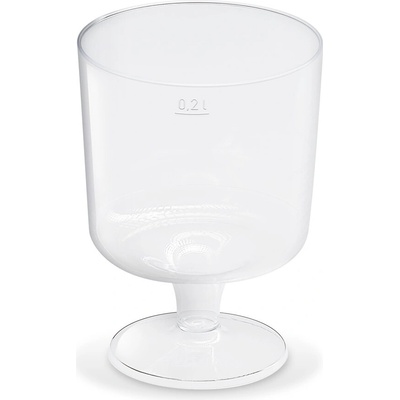 Wimex Pohár kryštál, PS na stopke 72mm 0,2L