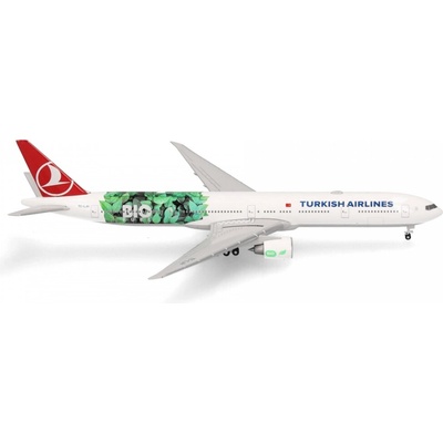 Herpa B777-3F2ER Turkish Airlines Bio Fuel Colors 1:500