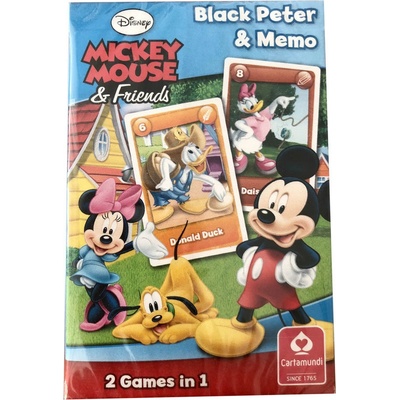 Cartamundi 2v1 Černý Petr Mickey Mouse a kačeři