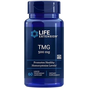 Life Extension TMG, 500 mg, 60 веге капсули, Life Extension