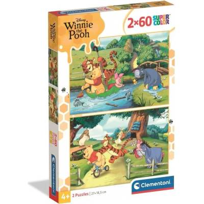 Clementoni - Puzzle 2x60 Winnie The Pooh - 40 - 99 piese