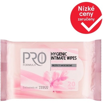 Tesco Pro Formula Sensitive ubrousky na intimní hygienu 20 ks
