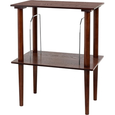Victrola Wooden Stand with Record Holder Мебели за LP записи Dark Brown (5060647650872)