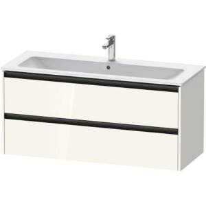 Duravit Ketho. 2 - Шкафче за умивалник 55x121x48 см, 2 чекмеджета, лъскаво бяло K25265022220000 (K25265022220000)