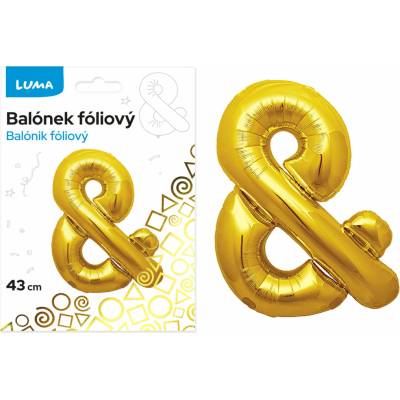 LUMA Balónek foliový & ZLATÝ