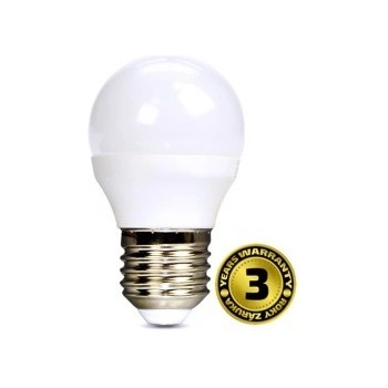 Solight LED žárovka miniglobe 4W E14 3000K 310lm bílé provedení