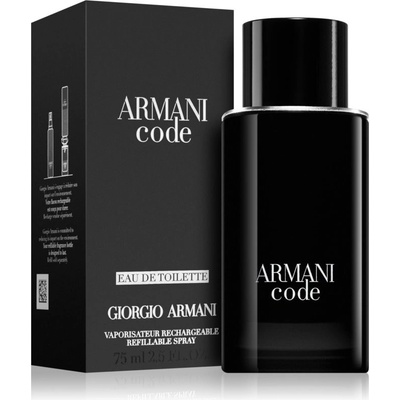 Giorgio Armani Code toaletní voda pánská 75 ml plnitelný flakon