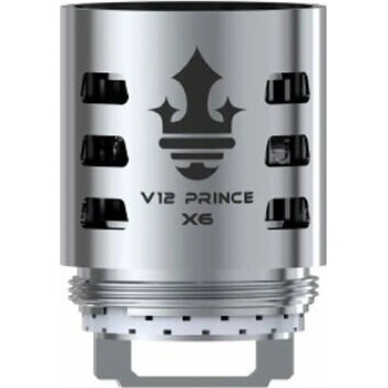 Smoktech žhaviaca hlava V12 Prince-X6 nerez 0,15 ohm