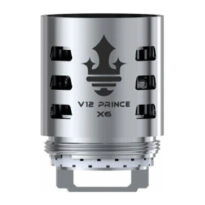 Smoktech žhaviaca hlava V12 Prince-X6 nerez 0,15 ohm