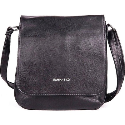 Romina & Co malá crossbody kabelka F21 s klopou černá