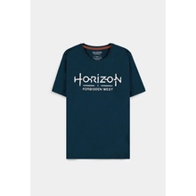 Horizon Forbidden West Logo Men's Short Sleeved T-Shirt blue