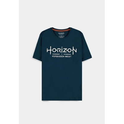 Horizon Forbidden West Logo Men's Short Sleeved T-Shirt blue