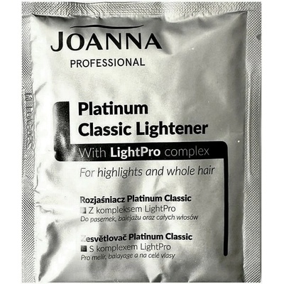 JOANNA Platinum Classic Lightener 40g - platinový melírovací prášek, zesvětluje až o 9 tónů
