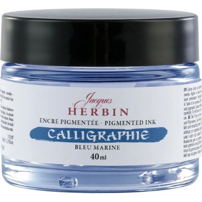 Jacques Herbin Calligraphy Калиграфско мастило Navy Blue 40 ml 1 бр (11318T)