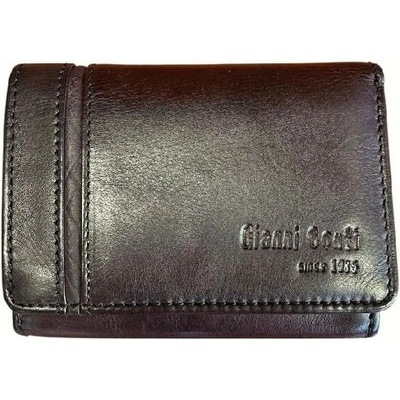 Gianni Conti peněženka kožená unisex tmavě hnědá 4068101 BROWN