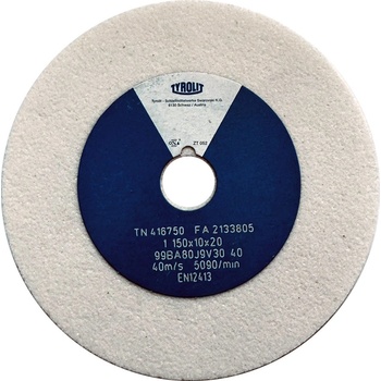 Tyrolit Brusný kotouč plochý 150 x 10 x 20 mm 99BA80J9V40 T416750