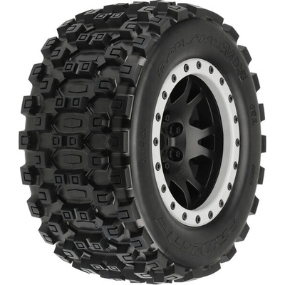 Pro-Line Kolesá 4,3" pneumatiky Badlands MX43 Pro-Loc disk Impulse H24 mm čierny/sivý 2 X-Maxx