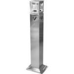 Horecano - Стационарен пепелник 25x25xh108см мат хром G-(86026-002) (0185141)