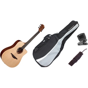LÂG GUITARS T70DC DELUXE Standard SET Natural Satin Акустична китара