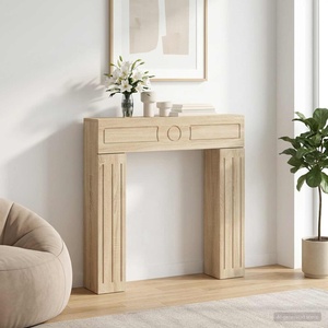 vidaXL Рамка за камина Дъб сонома 102 x 18 x 100, 5 см (8006608)