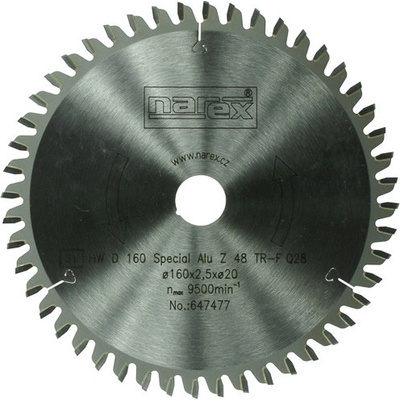 Narex Kotouč pilový 160×2.2×20 52TFZ Special